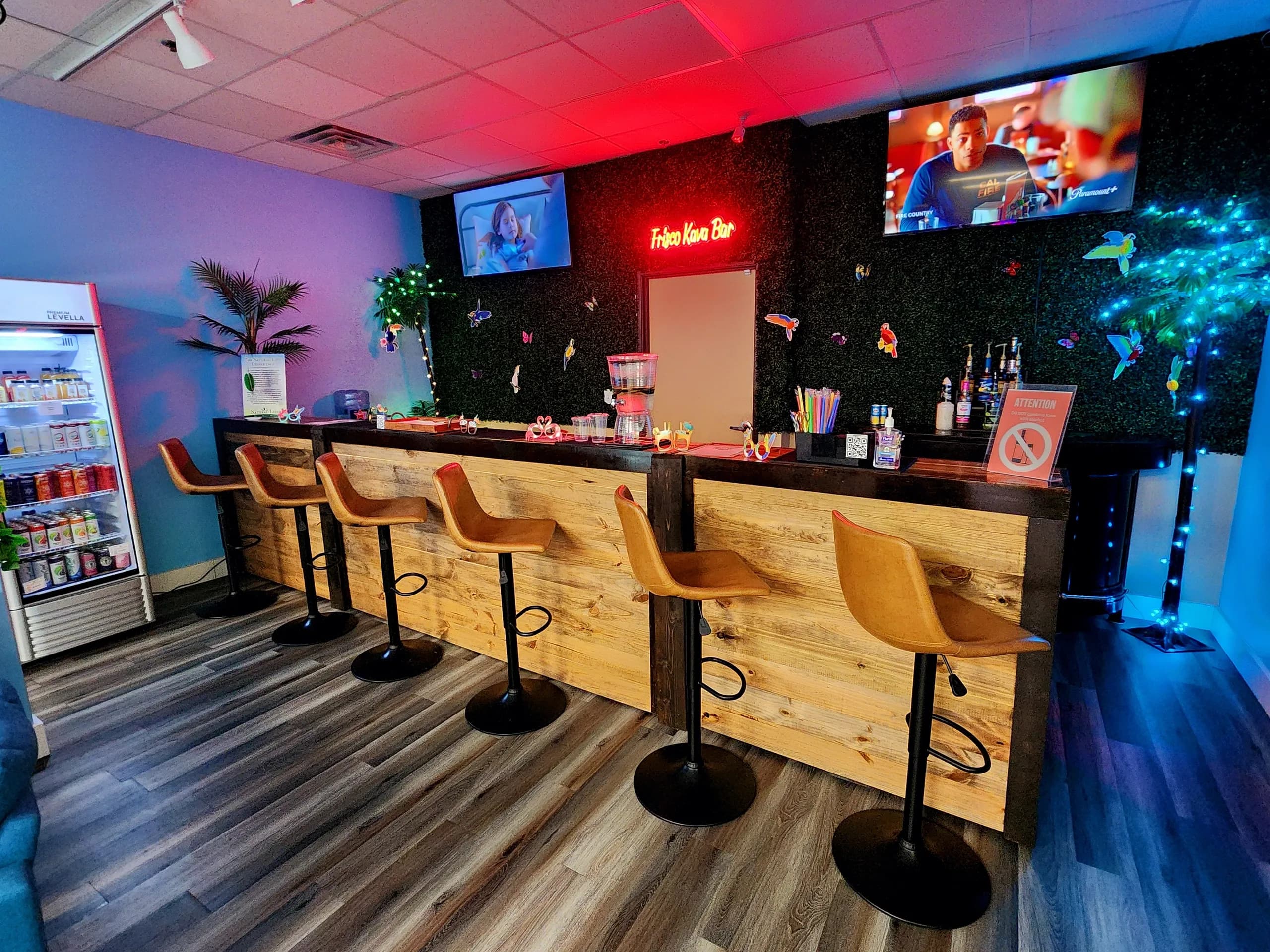 Inside or outside Frisco Kava Bar