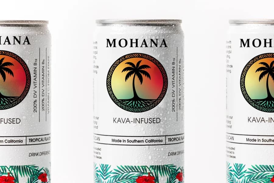 Mohana Kava Functional Beverage cans