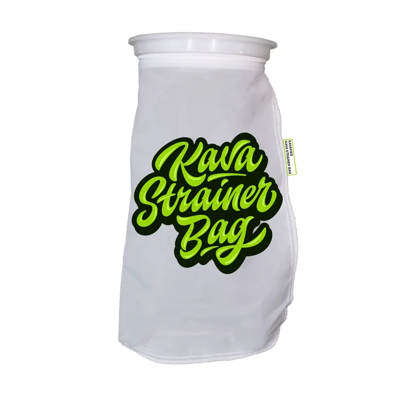 Kavafied reusable nylon kava strainer bag