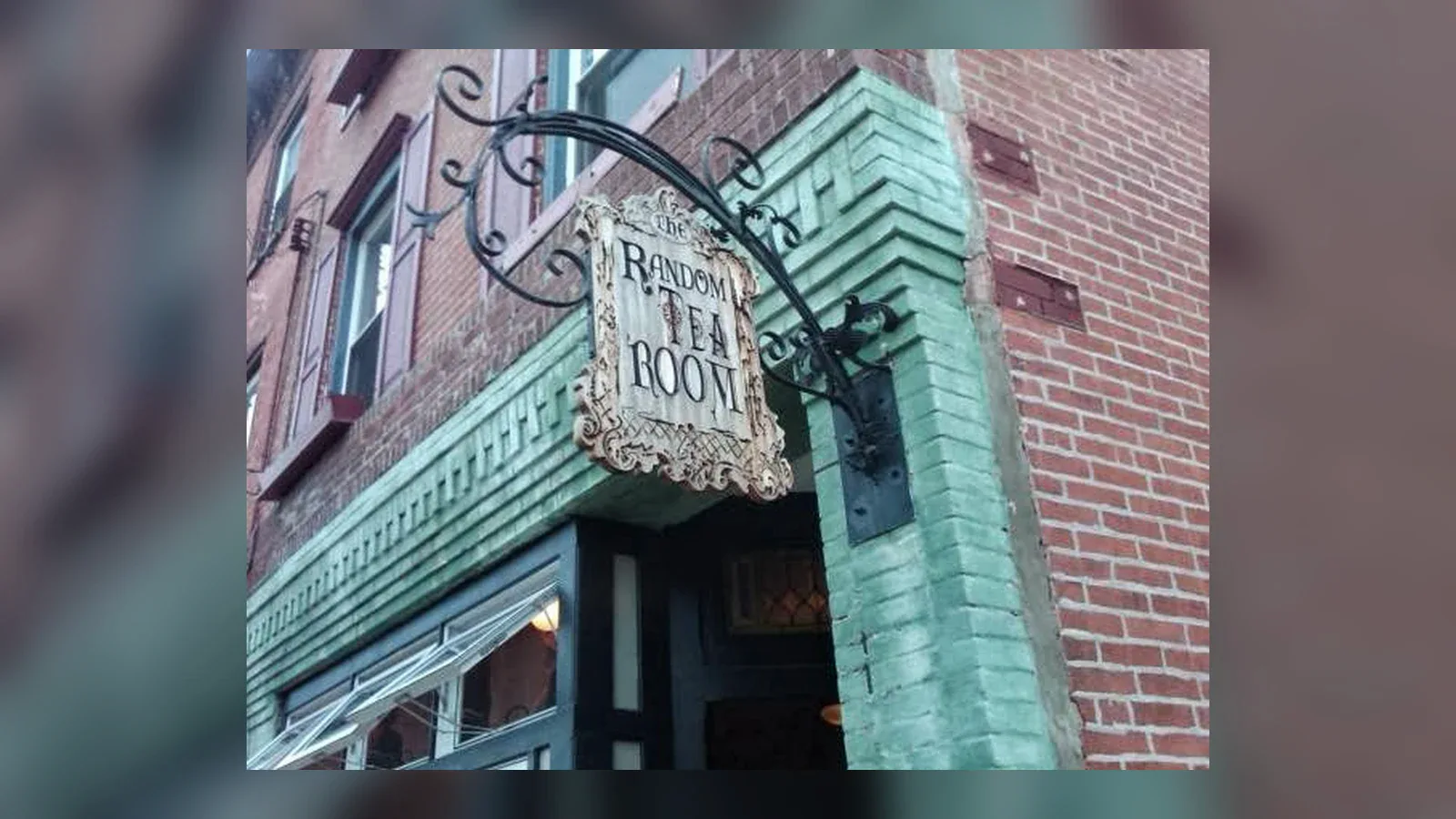 Inside or outside The Random Tea Room & Curiosity Shop