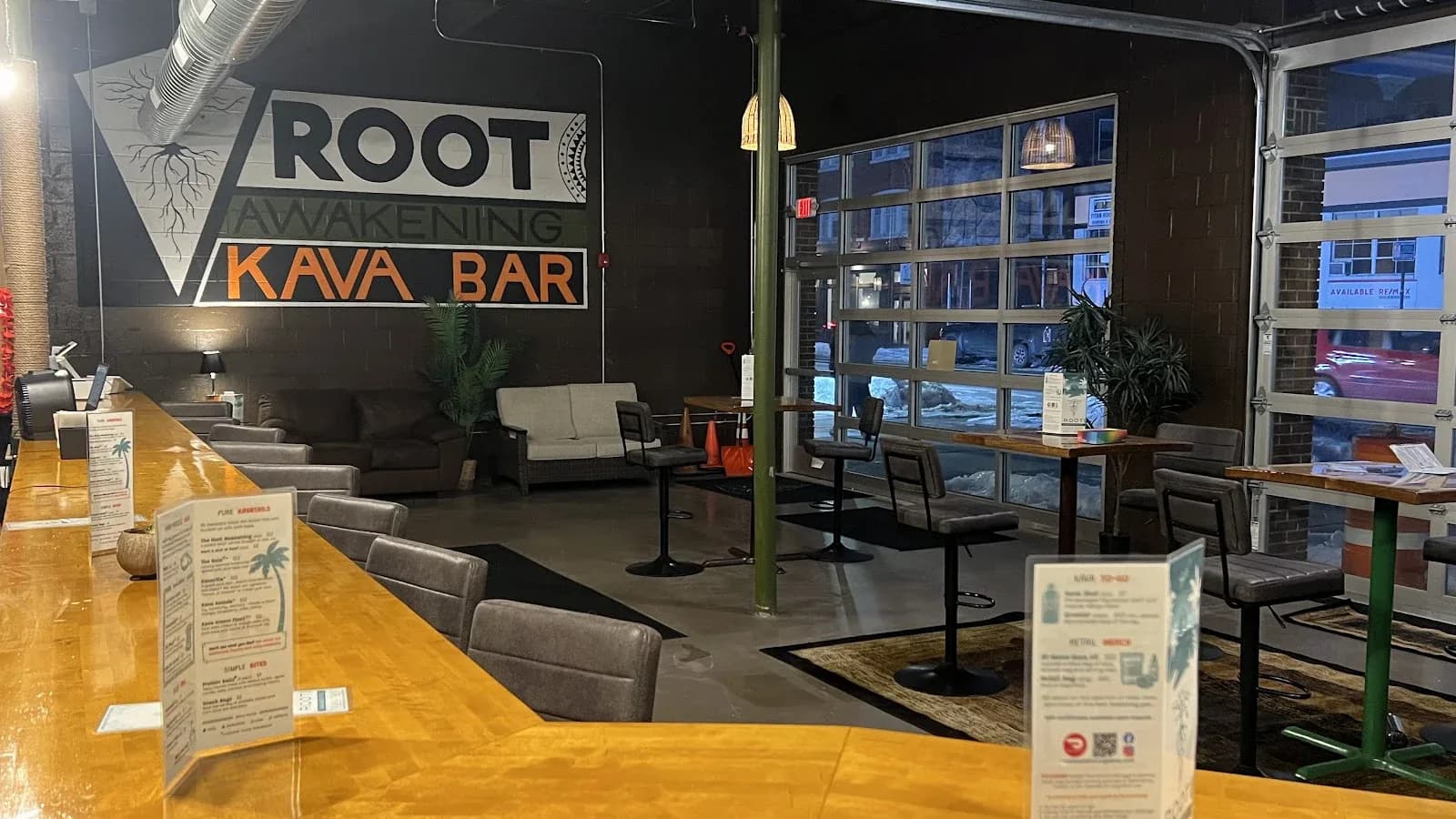 Inside or outside Root Awakening Kava Bar