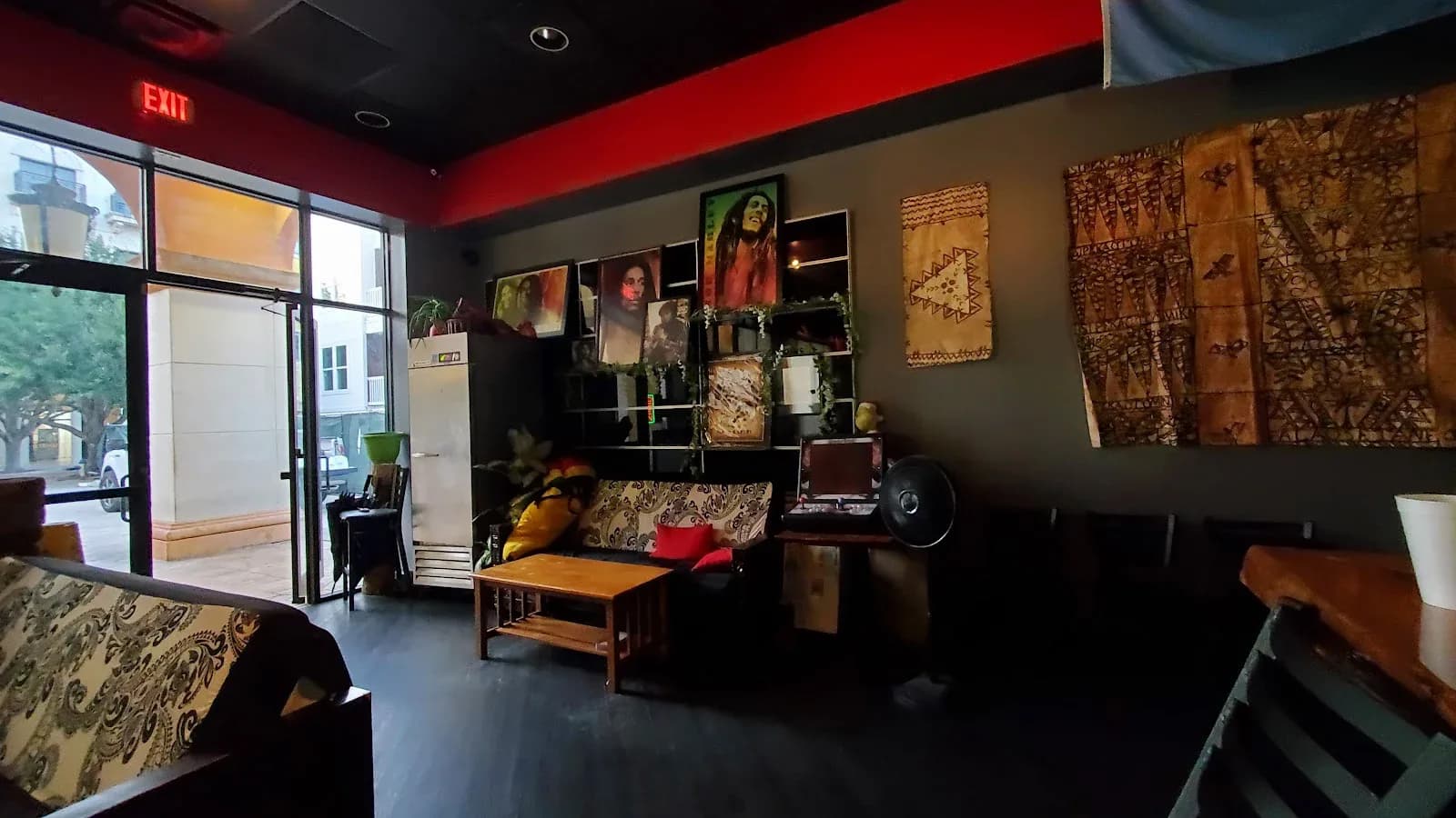 Inside or outside Pacific Rootz Kava Lounge
