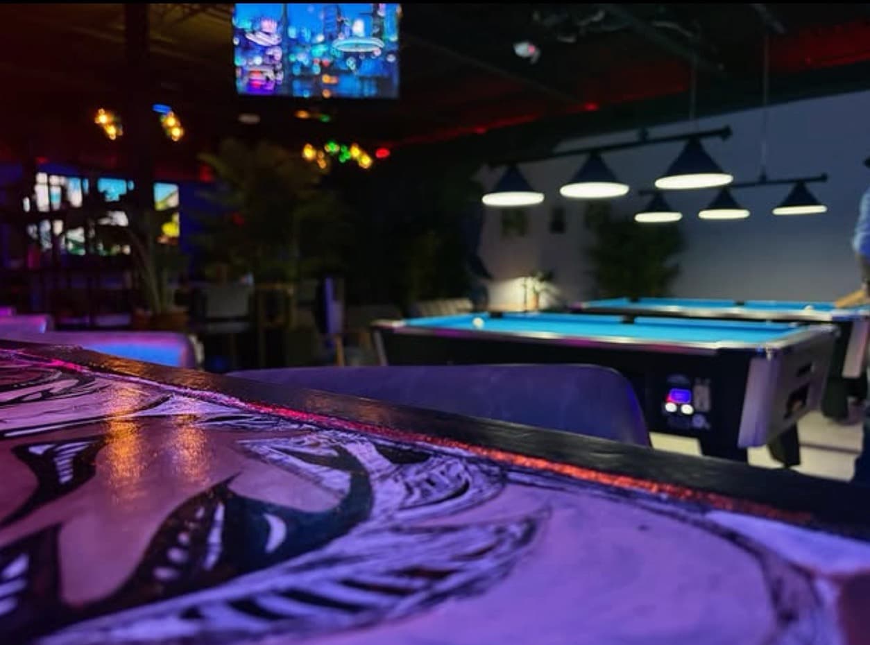 Inside or outside Hideout Kava Pompano