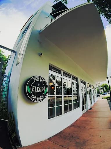 Inside or outside Elixir Kava Bar | SoBe
