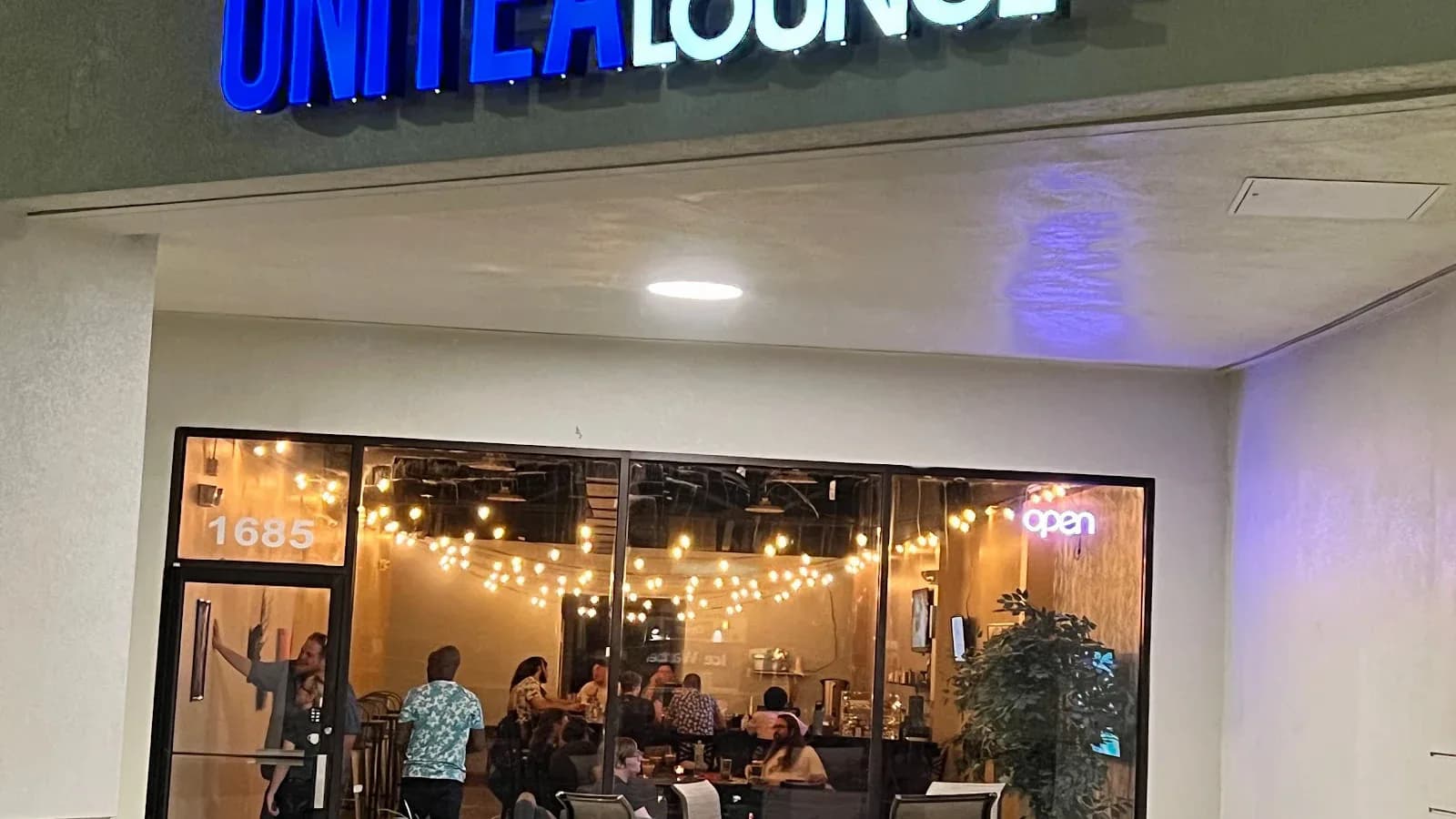 Inside or outside UniTea Kava Lounge