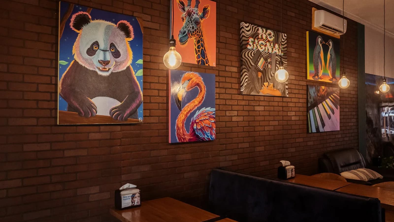 Inside or outside Noble Brew