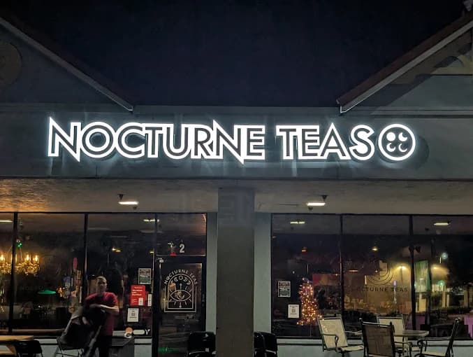 Inside or outside Nocturne Teas Kava Bar