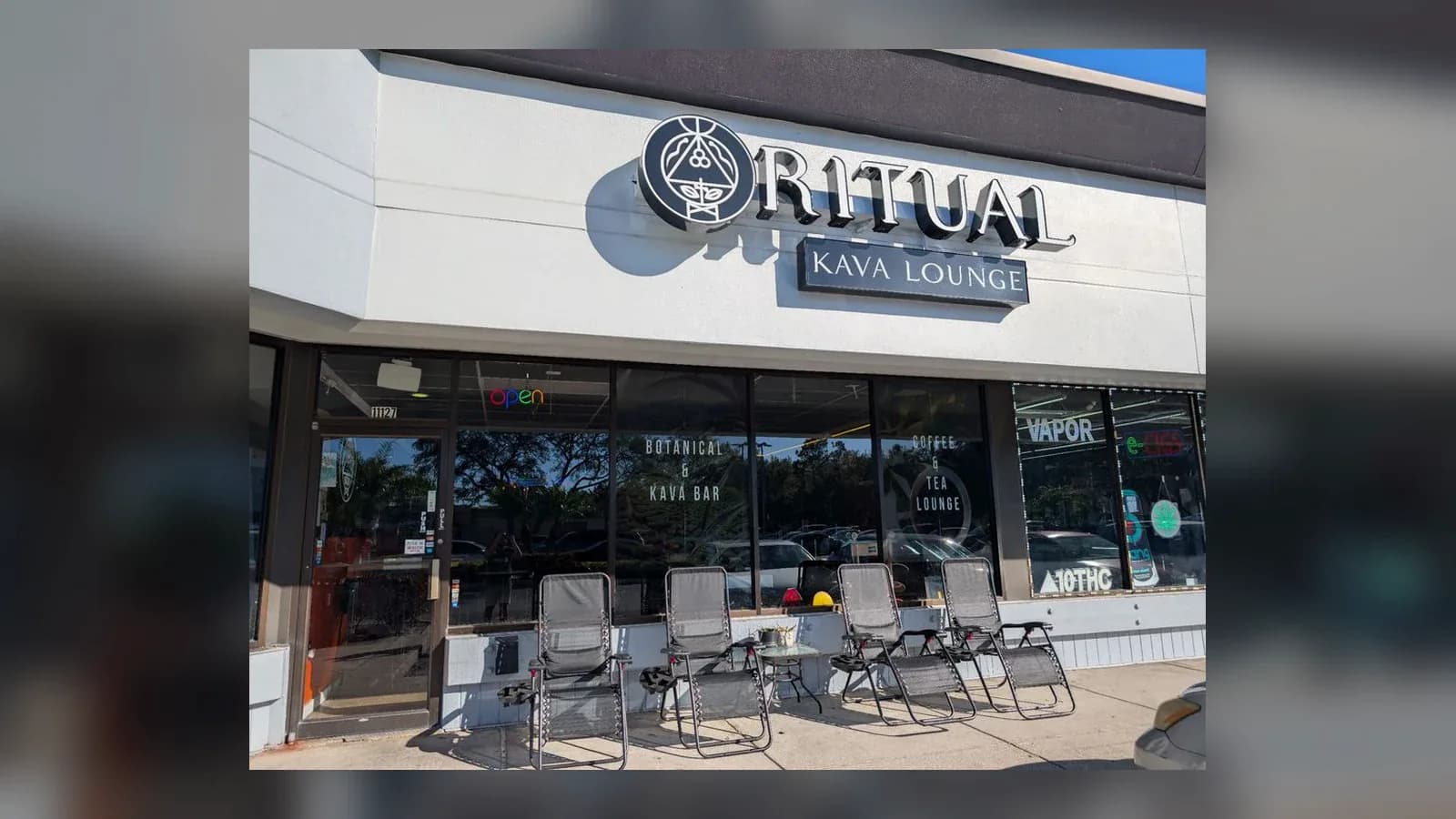 Inside or outside Ritual Kava Lounge