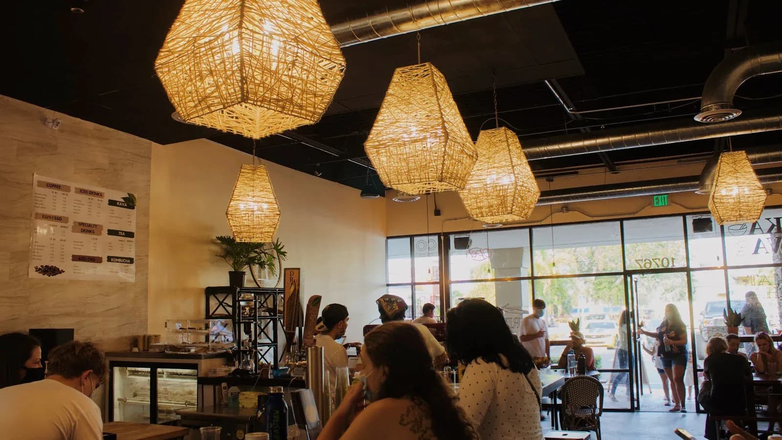 Inside or outside Driftwood kava & roastery