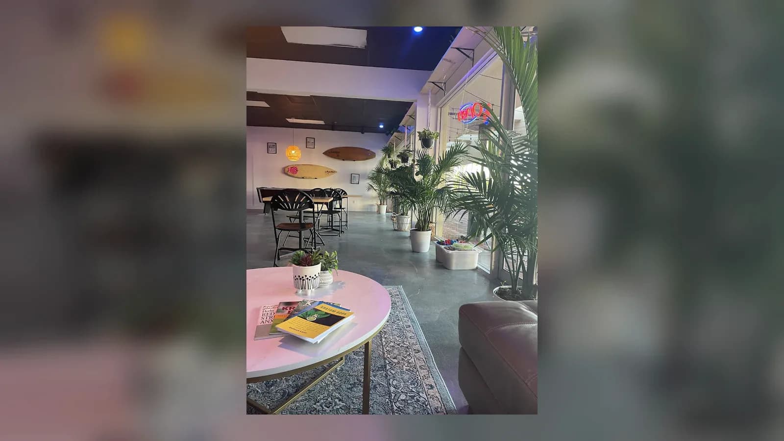 Inside or outside Island Vibes Kava Bar