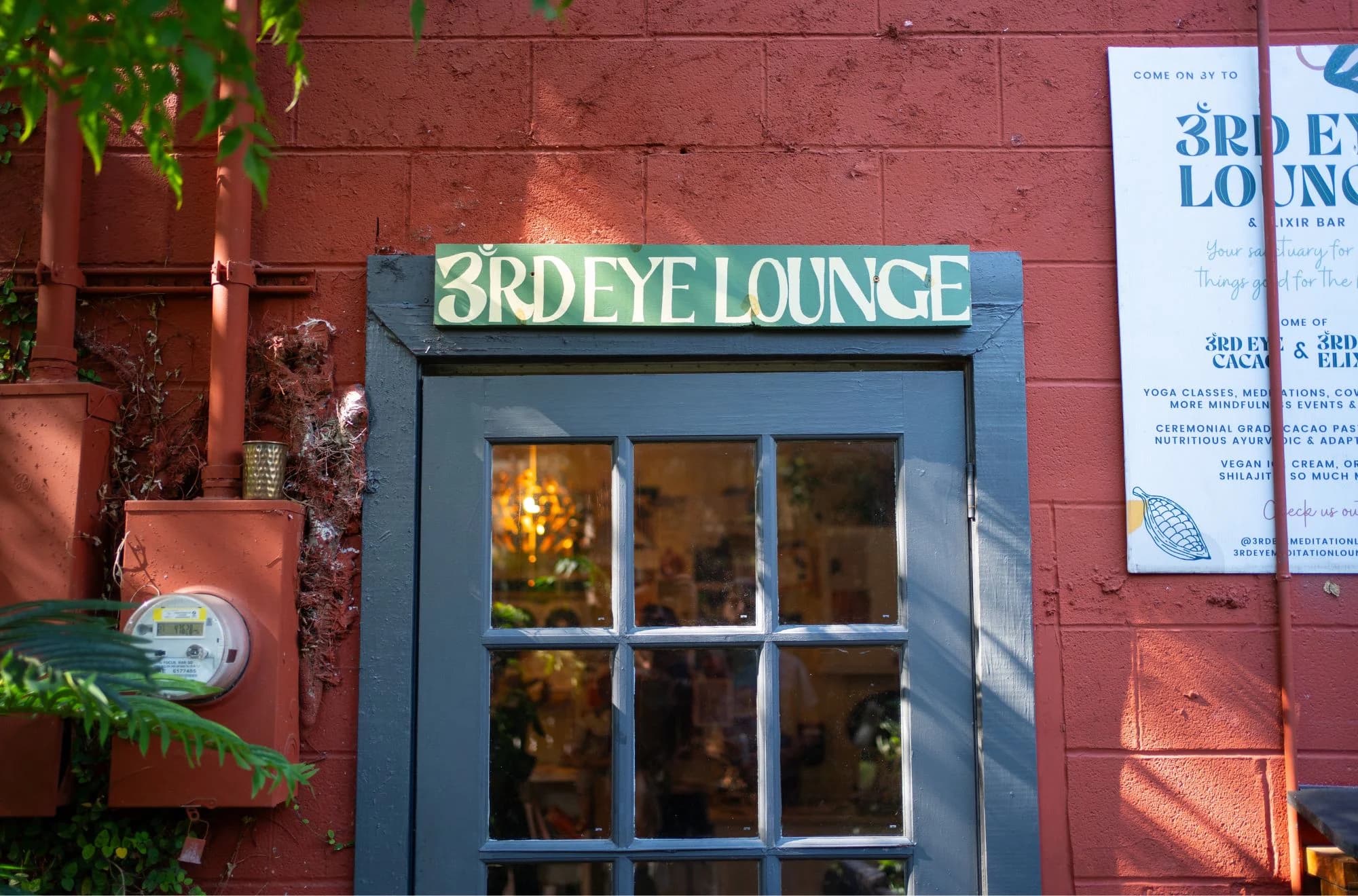 Inside or outside Third Eye Cacao