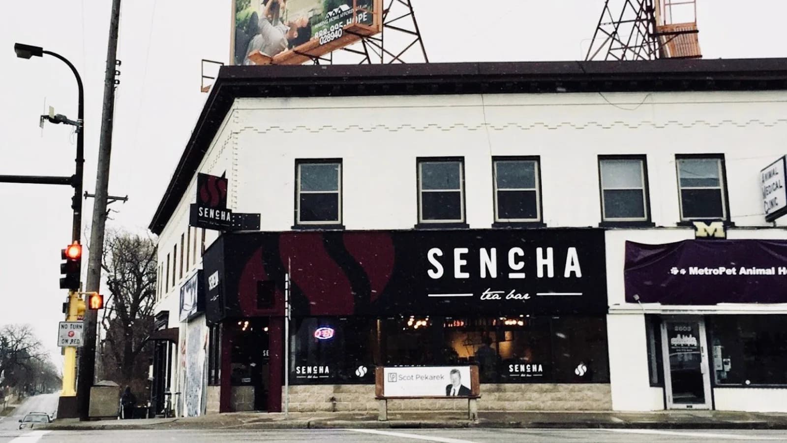 Inside or outside Sencha Tea Bar