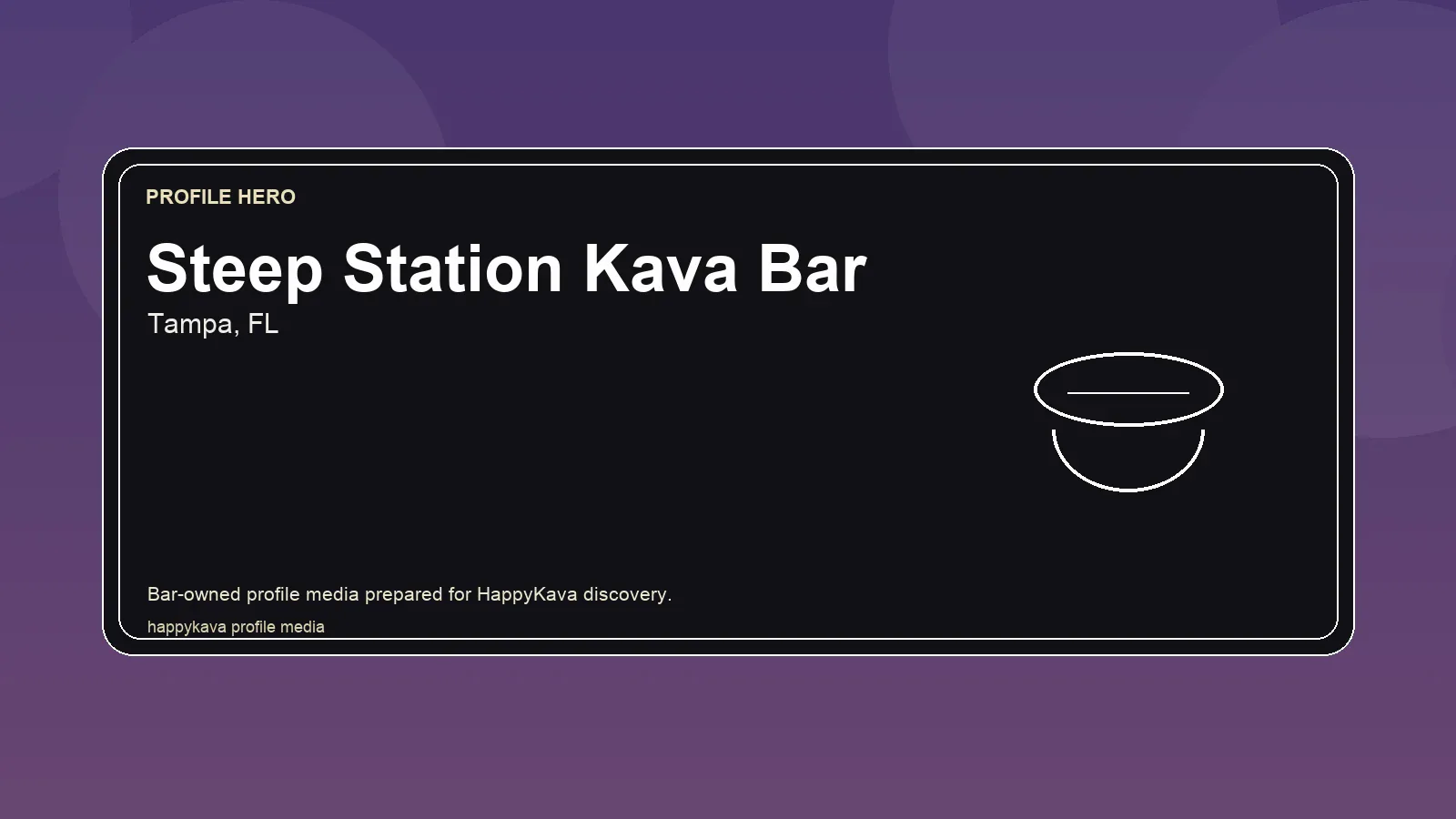 Inside or outside Steep Station Kava Bar