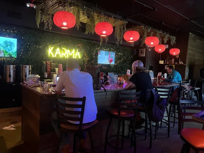 Inside or outside Karma Kava
