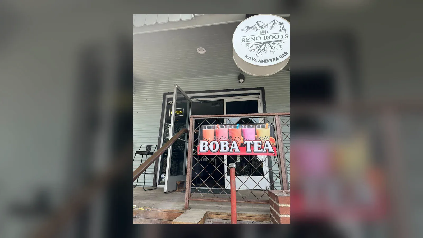 Inside or outside Reno Roots Kava Bar