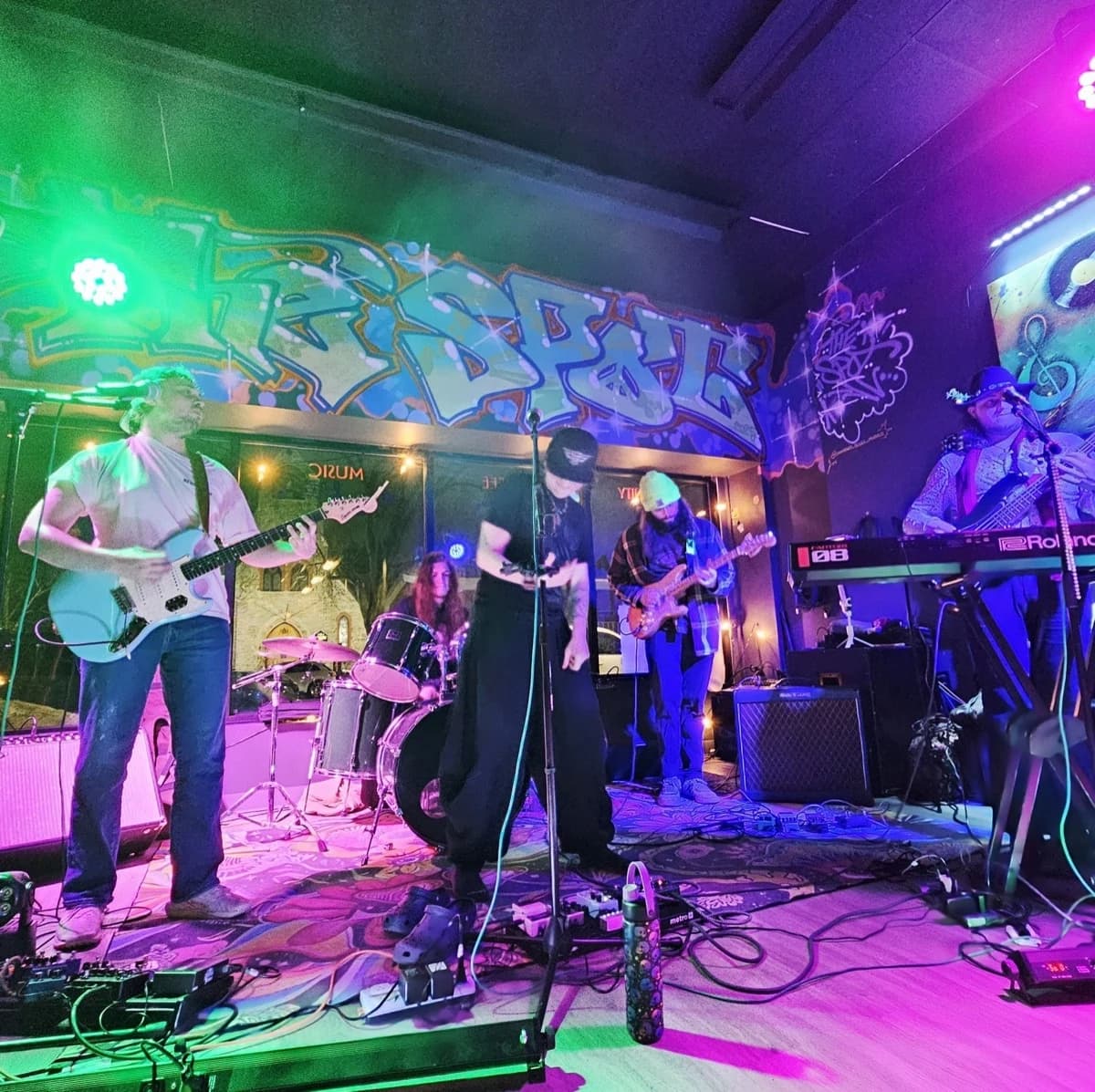 Inside or outside The Spot Kava Bar & Music