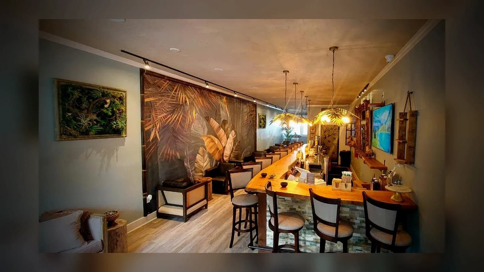 Inside or outside Mountain Vibes Kava Lounge