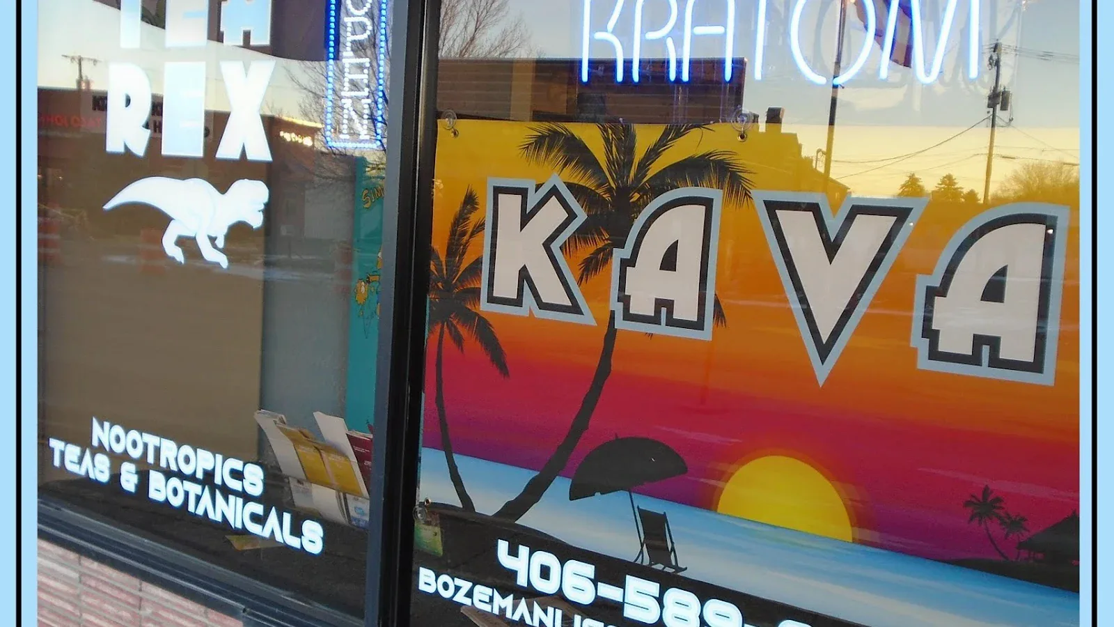 Inside or outside Bozeman Kratom & Kava