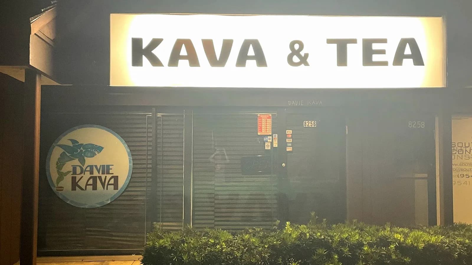 Inside or outside Davie Kava