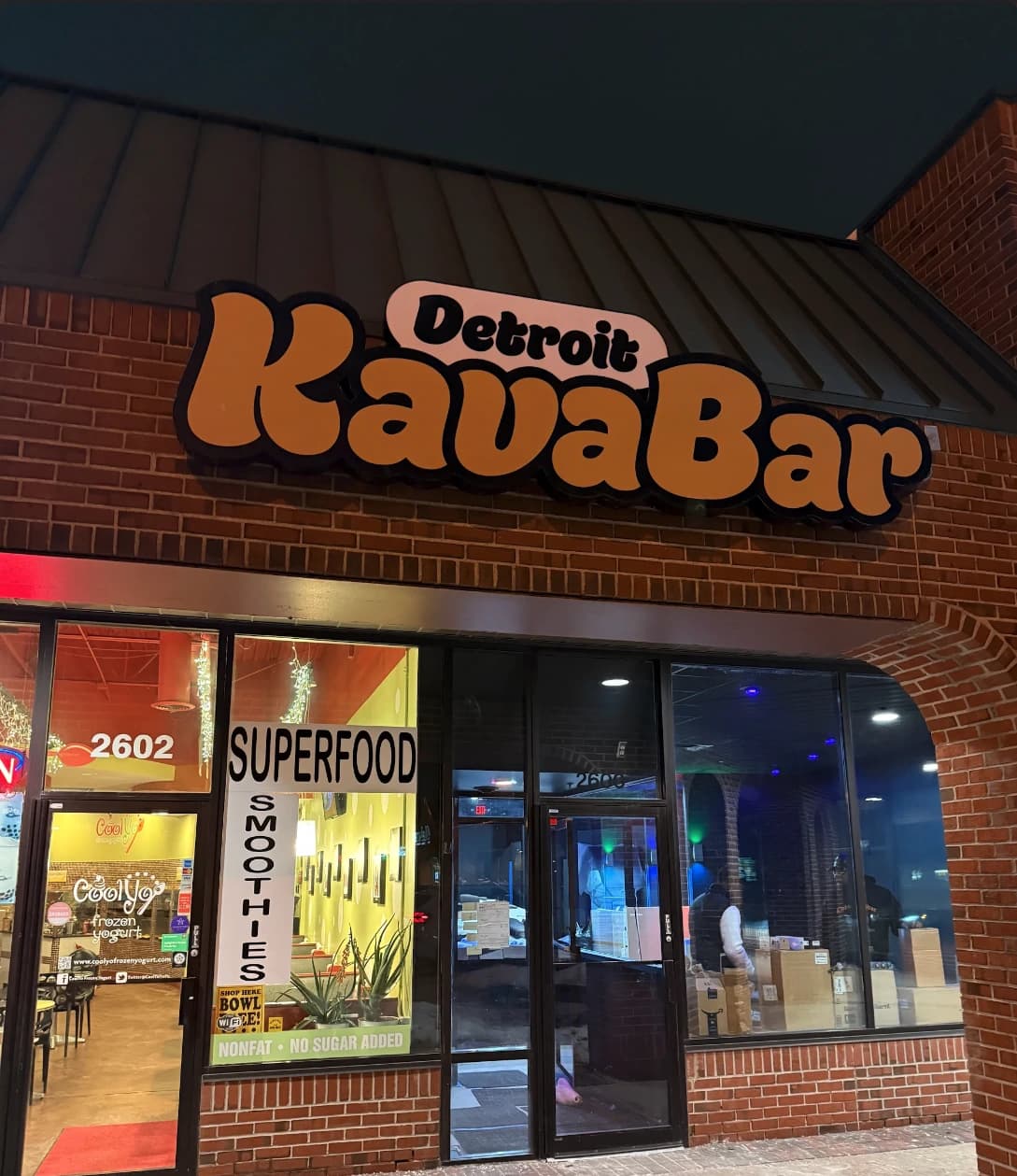 Inside or outside Detroit Kava Bar