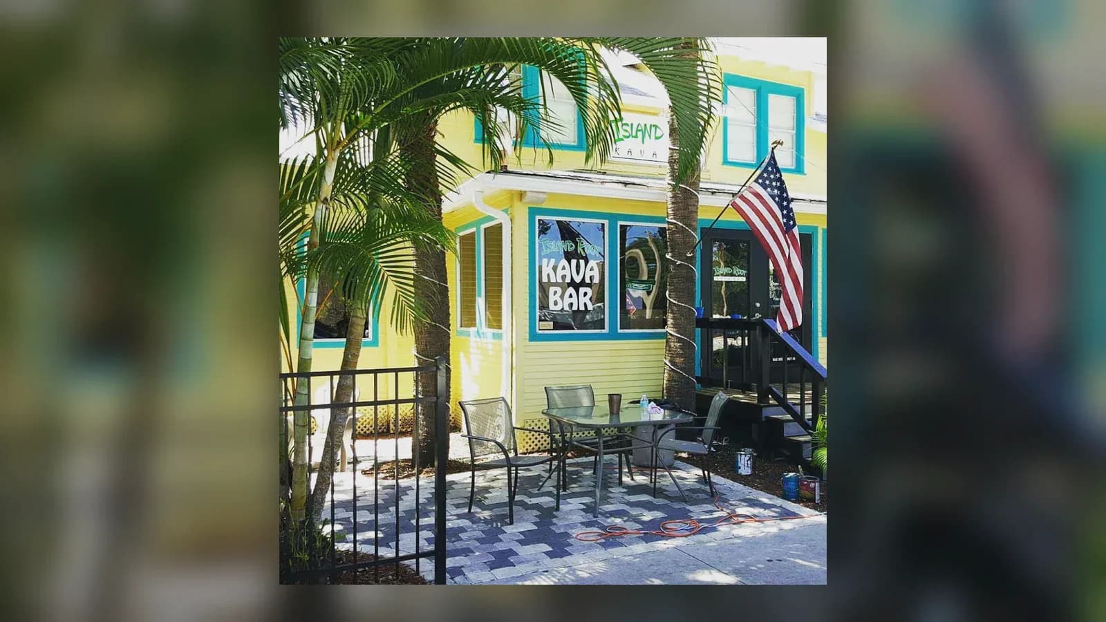 Inside or outside Island Root Kava Bar