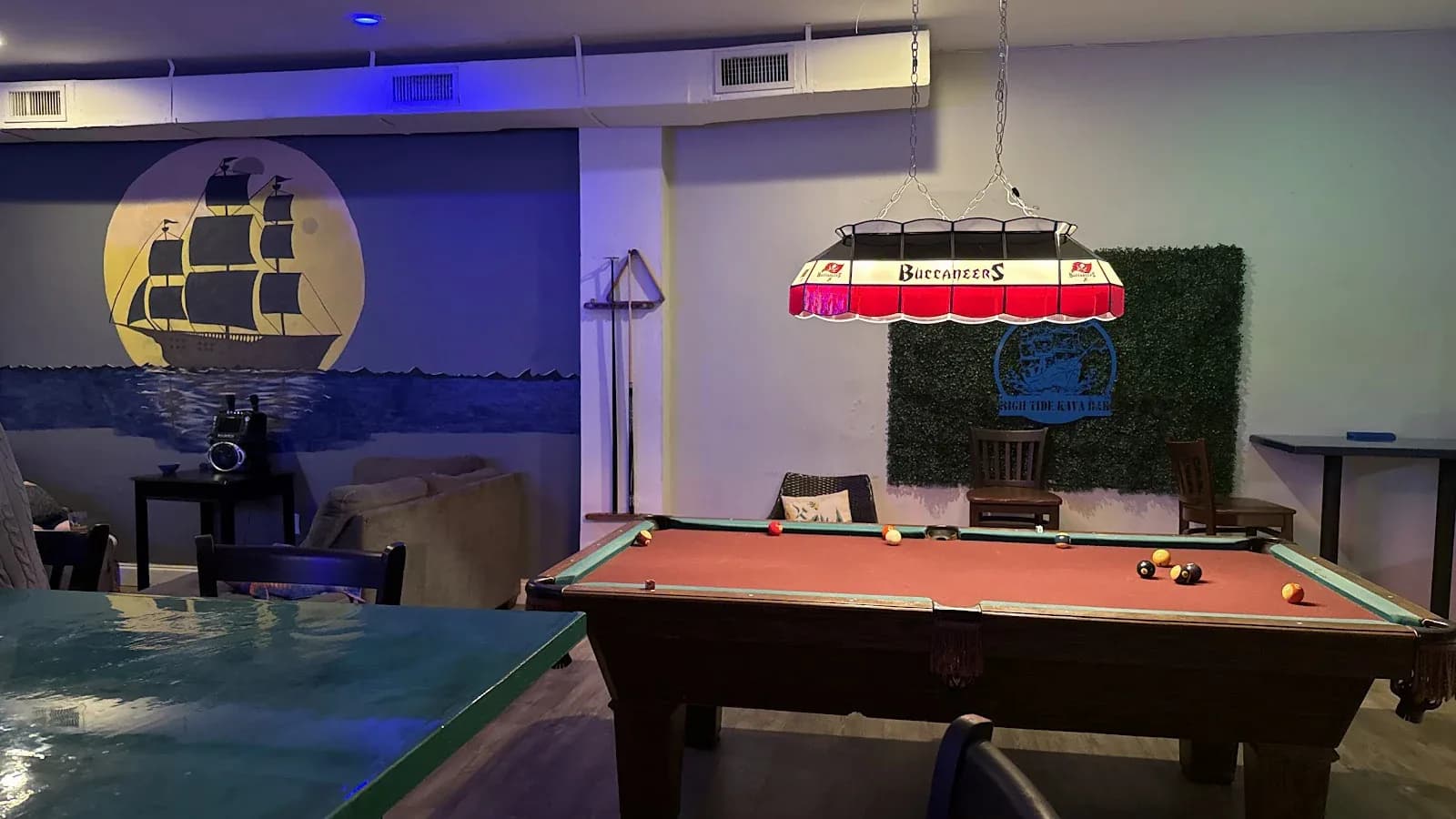 Inside or outside High Tide Kava Bar