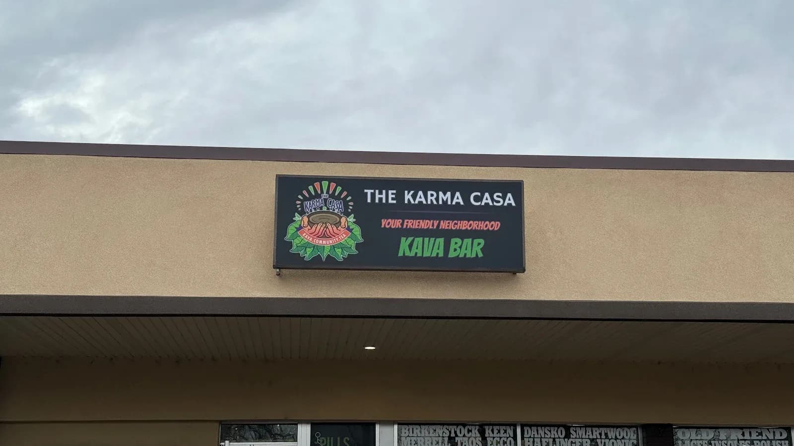 Inside or outside The Karma Casa - Kava Bar