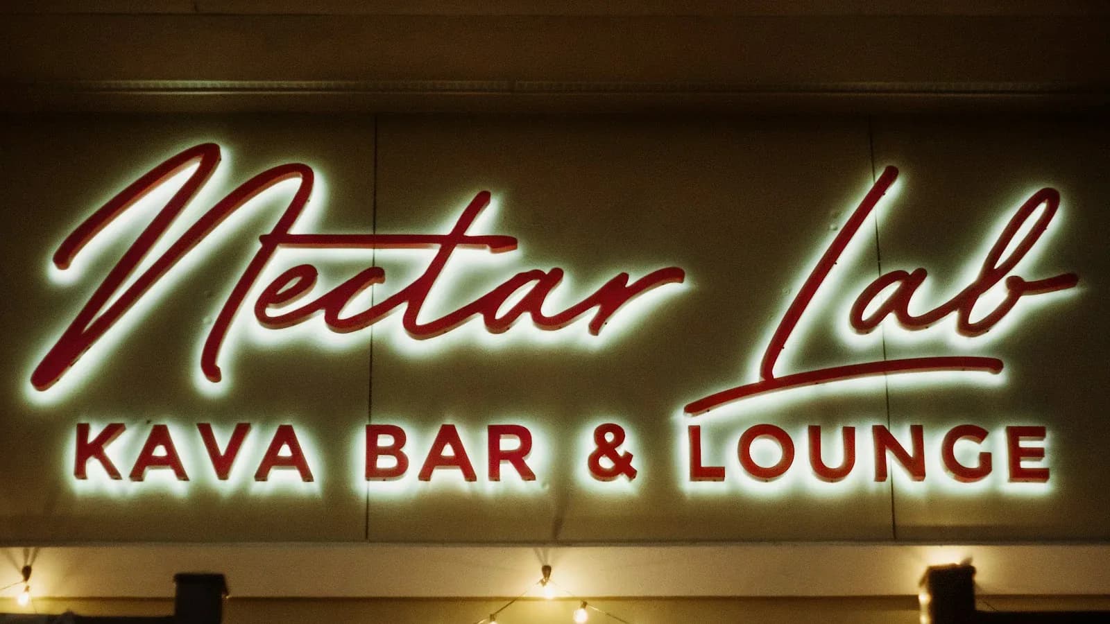 Inside or outside Nectar Lab Kava Bar