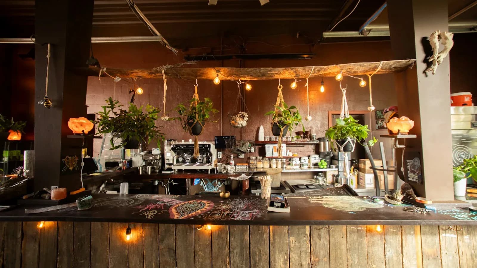 Inside or outside Asheville Kava X Coffee