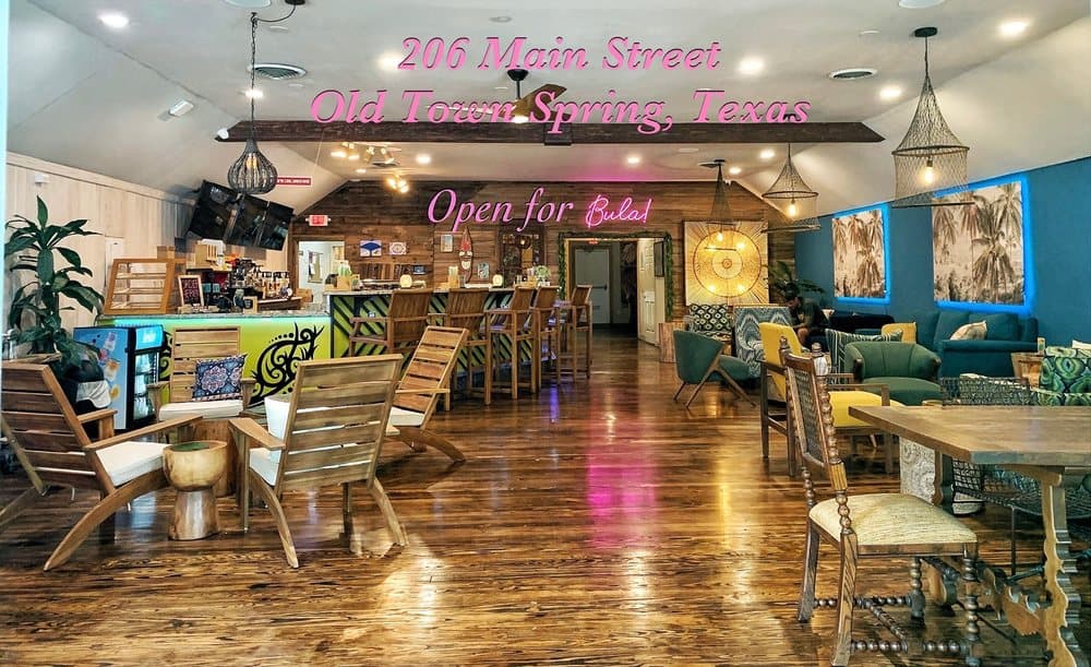 Inside or outside Elixir Lounge