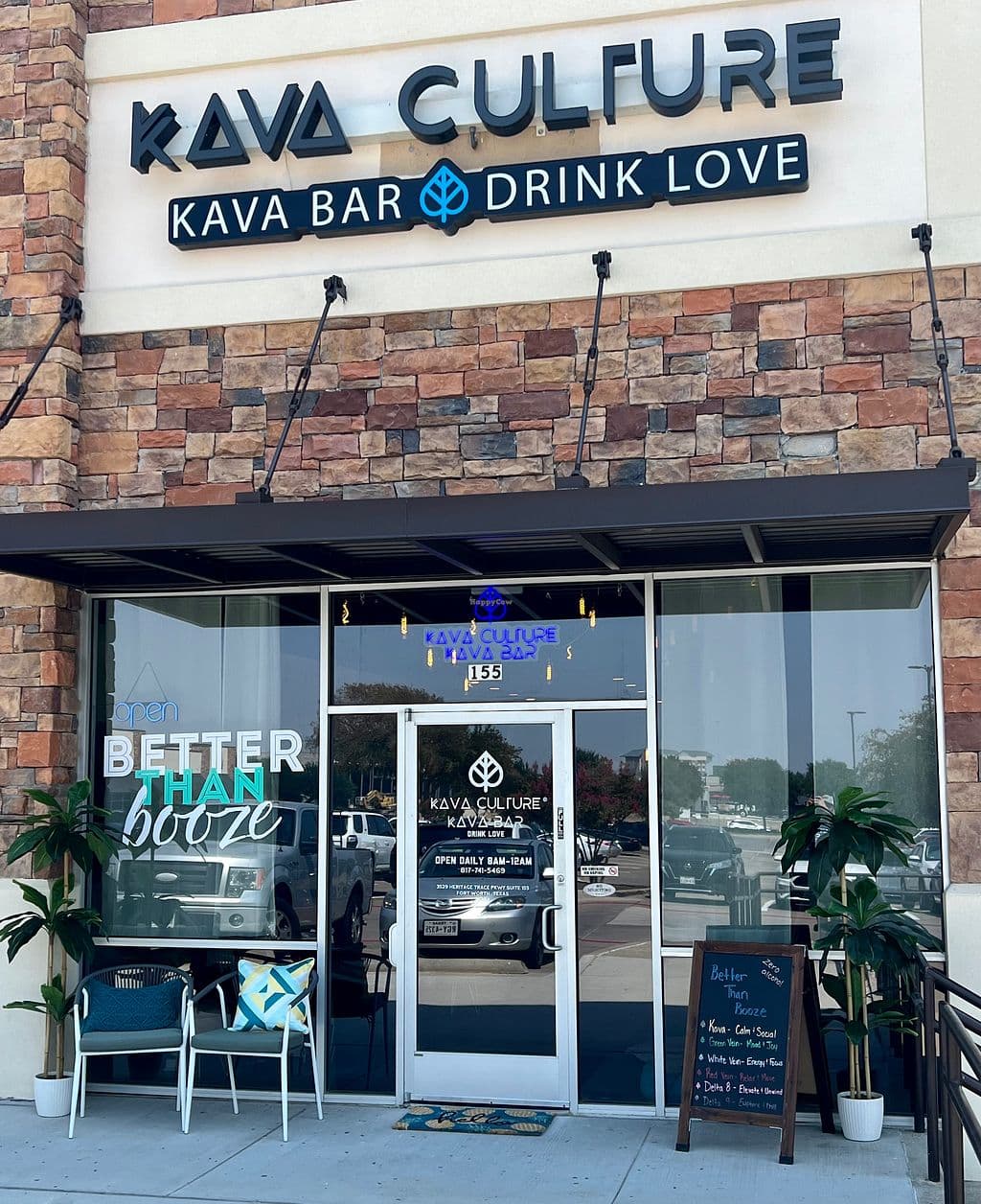 Inside or outside Kava Culture North Fort Worth