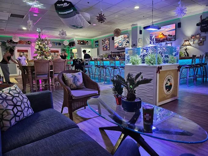 Inside or outside Island Vibes Kava Bar Jupiter