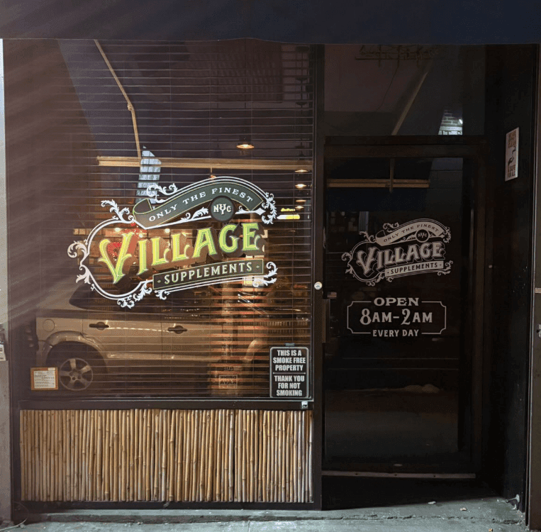 Inside or outside Village Sups Kava Bar