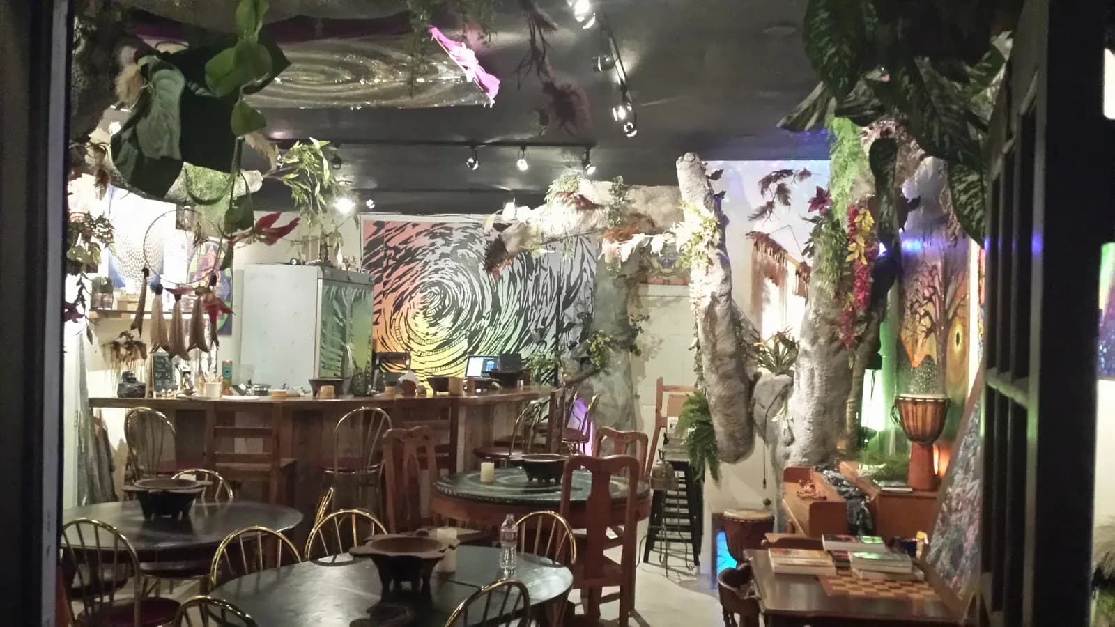 Inside or outside Mystic Water Kava Bar Huntington Beach