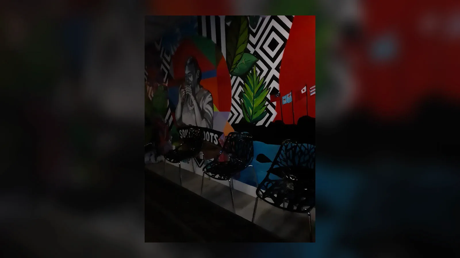 Inside or outside SquareRoots Kava Lounge