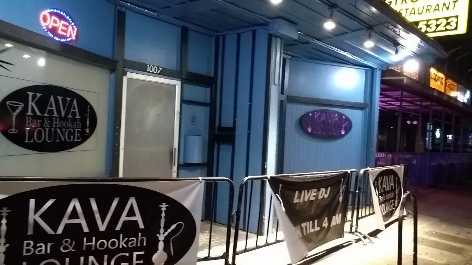 Inside or outside KAVA LOUNGE