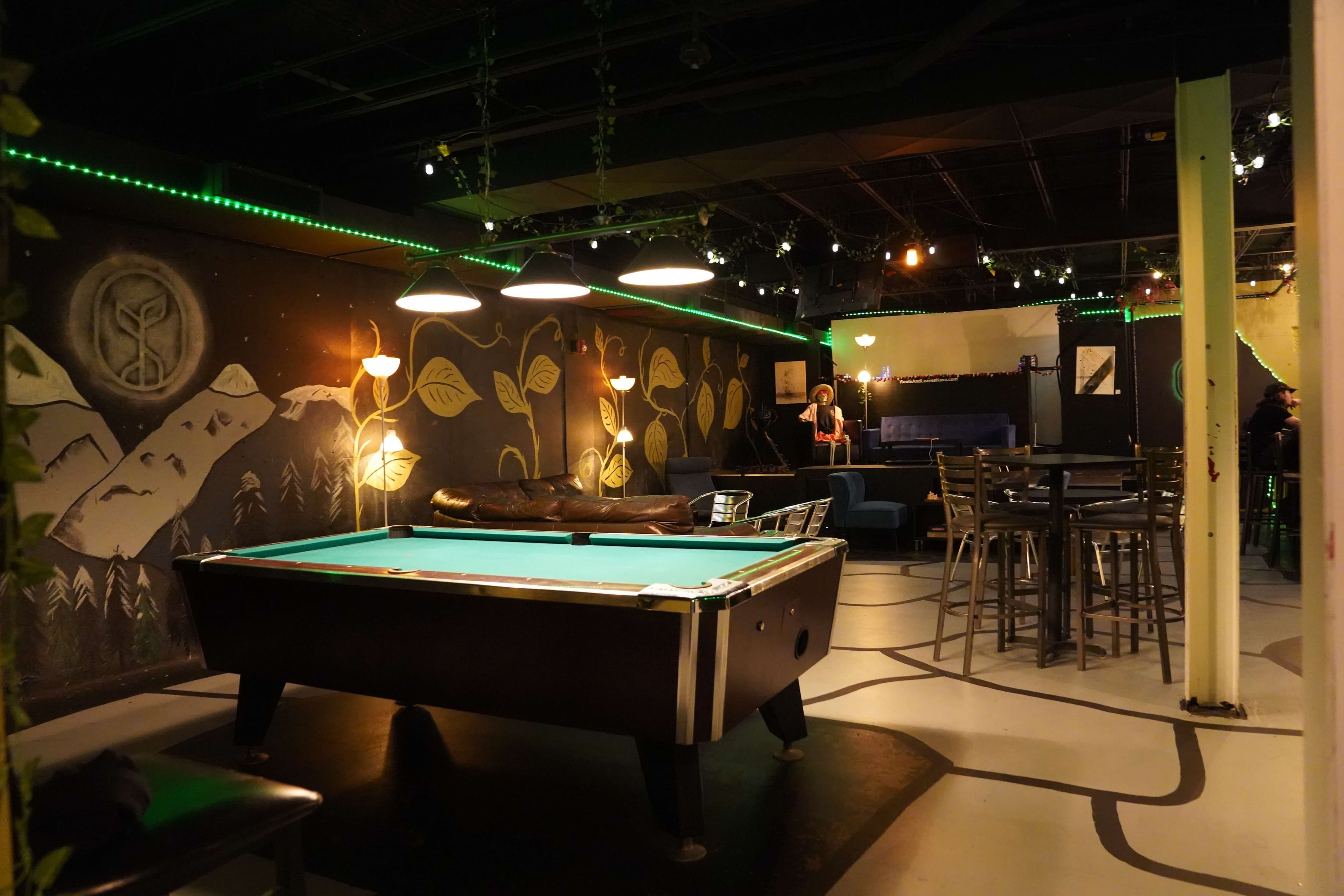 Inside or outside Roots And Leaves: Stampede Kava Bar