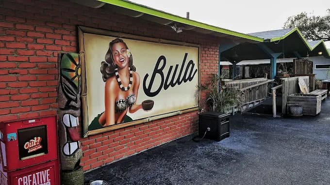 Inside or outside Bula Kava Bar & Coffee House