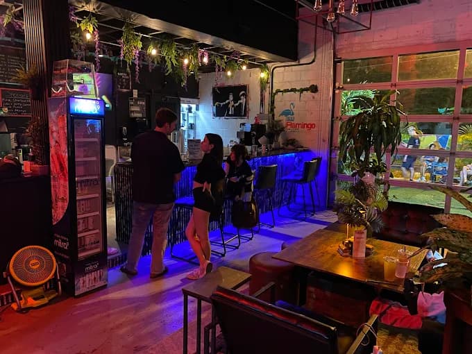 Inside or outside BluFlamingo Kava