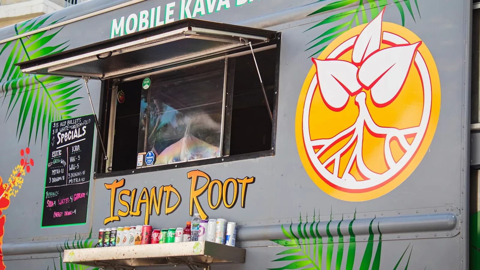 Inside or outside Island Root Abacoa Kava Bar