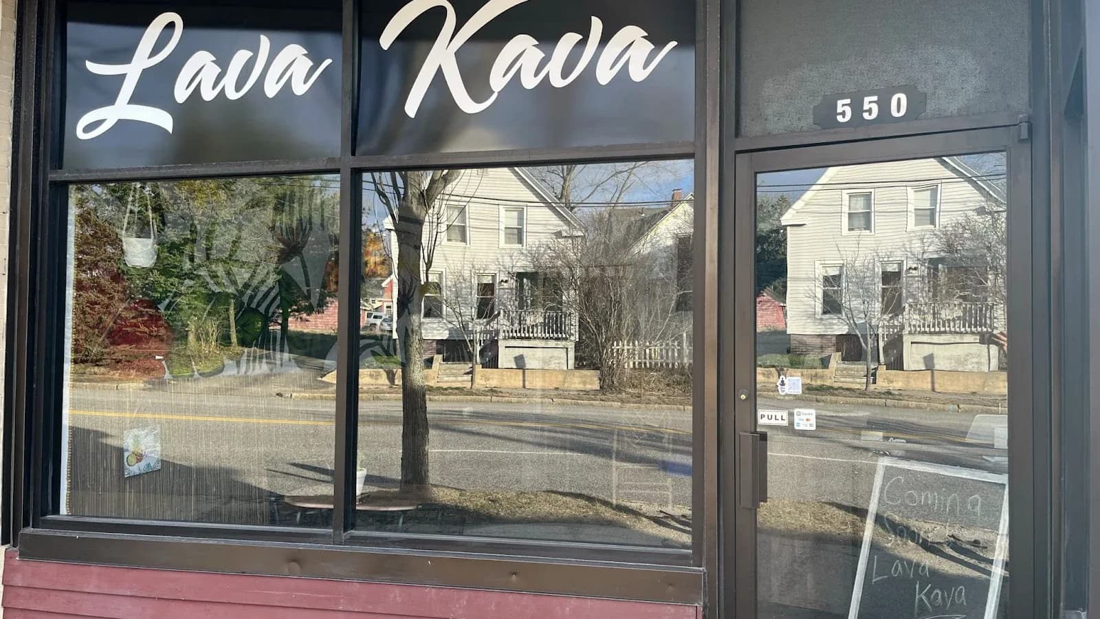 Inside or outside Lava Kava
