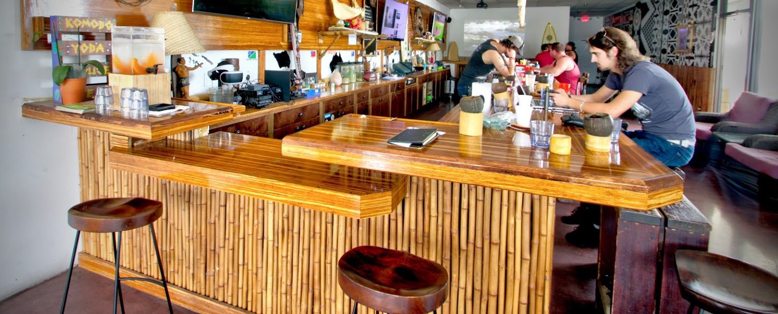 Purple Lotus Kava Bar Delray Beach Inside Bar Closeup