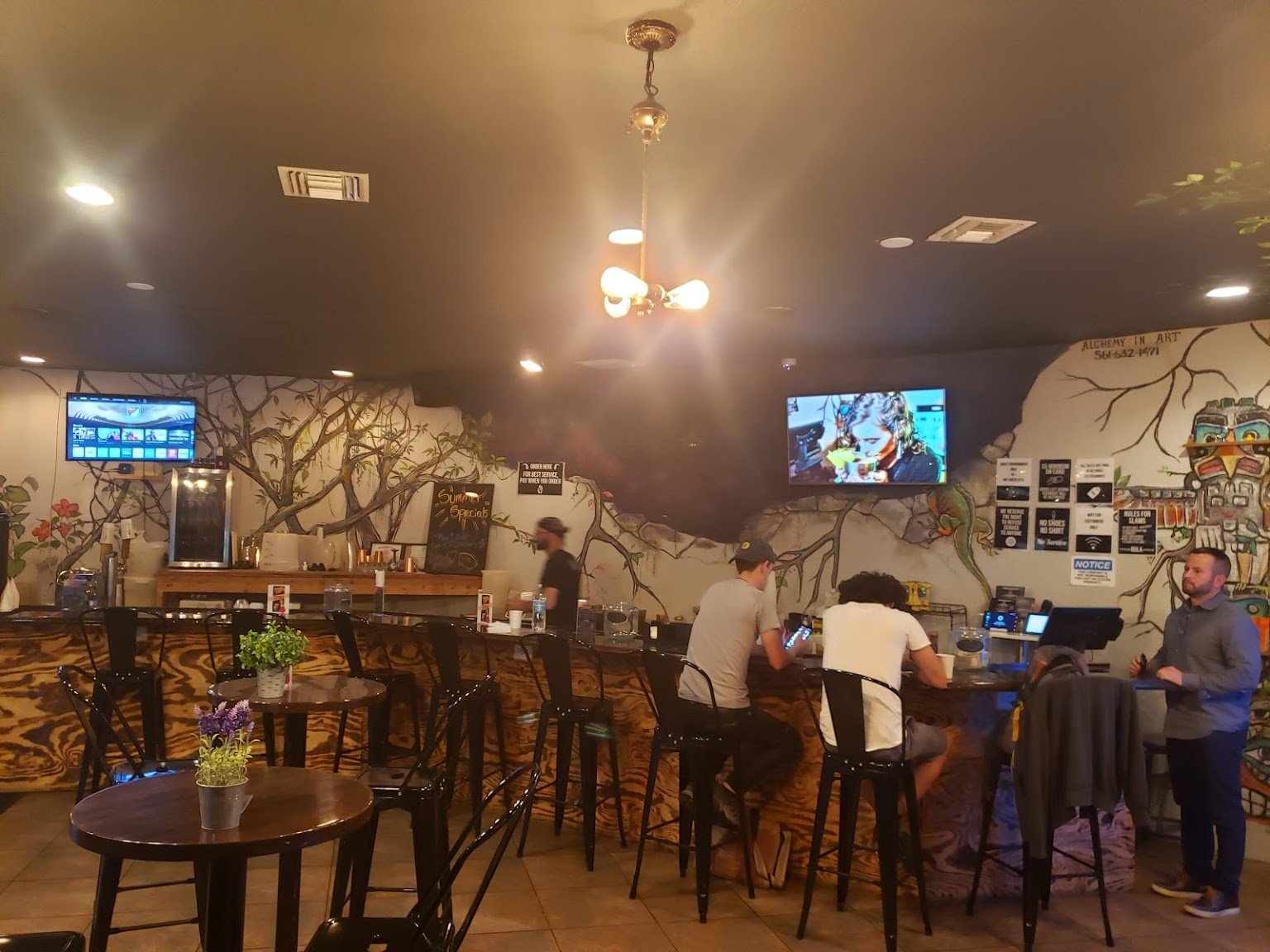 Roots Miami Kava Bar & Vegan Eatery Inside Bar