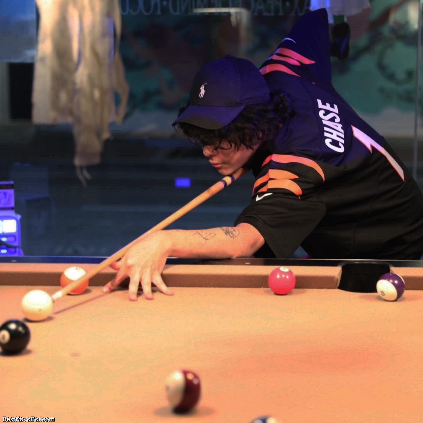 The Hideout Kava and Tea ( off clematis) pool table