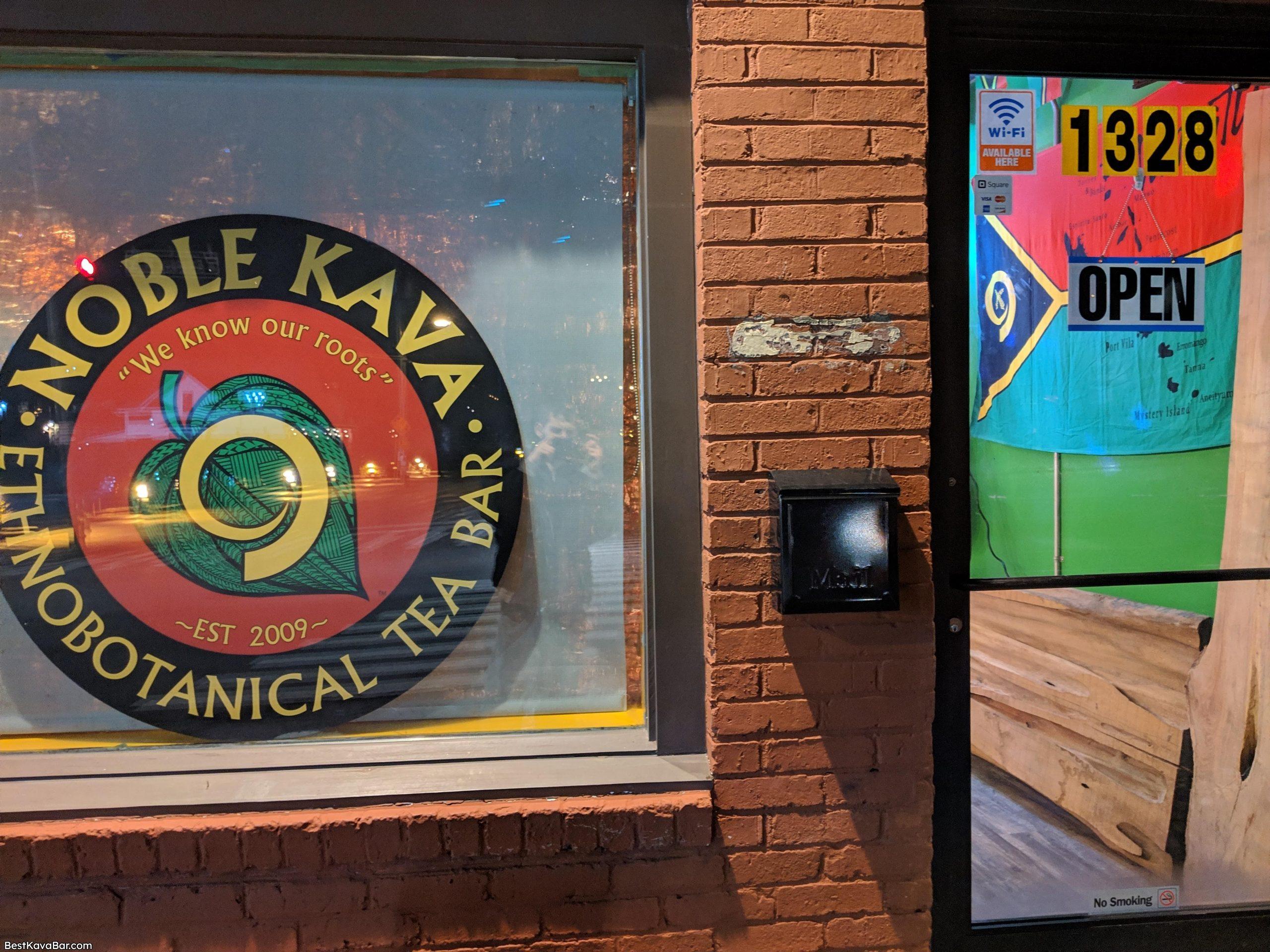 Noble Kava Ethnobotanical Tea Bar front outside
