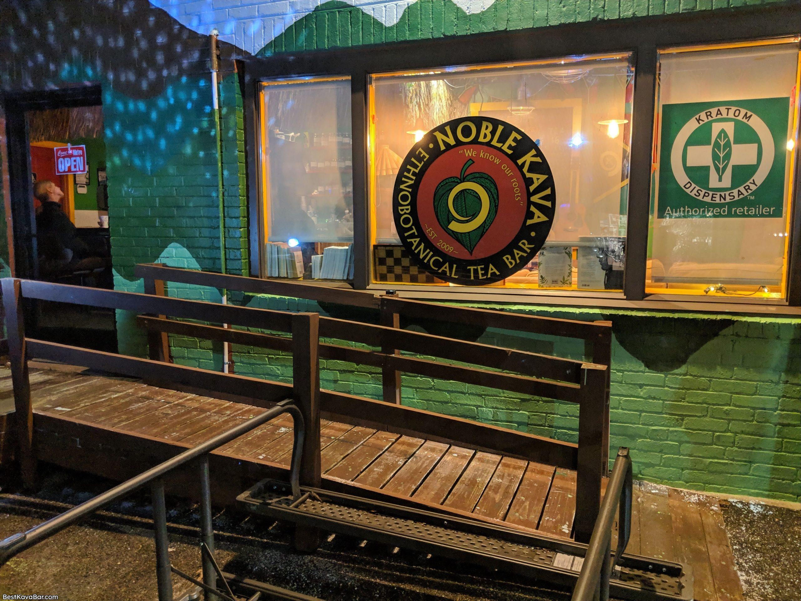 Noble Kava Ethnobotanical Tea Bar front